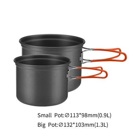 Camping Aluminium Leichtes Campingkochgeschirr-Set BL200-C17