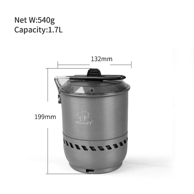 Outdoor-Camping-Kochgeschirr-Set aus Aluminium zum Verschachteln