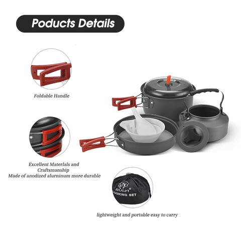 Camping-Kochgeschirr-Set
