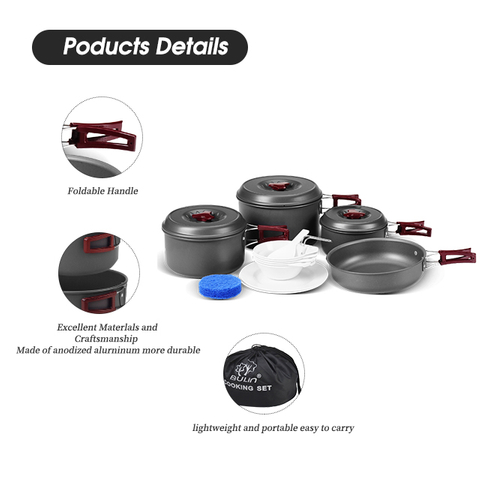 Camping-Kochgeschirr-Set