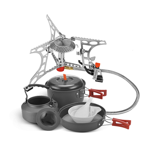 Leichter tragbarer Mini-Camping-Gasherd für Picknick 